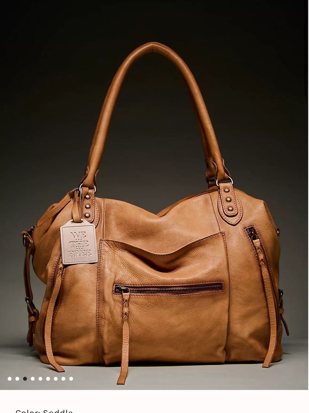 We The Free large Emerson Tote Bag in Saddle